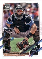 2021 Topps #593 Chad Wallach - BB