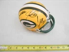RARE MULTI PLAYER HAND SIGNED AUTOGRAPH GREEN BAY PACKERS MINI HELMET RIDDELL