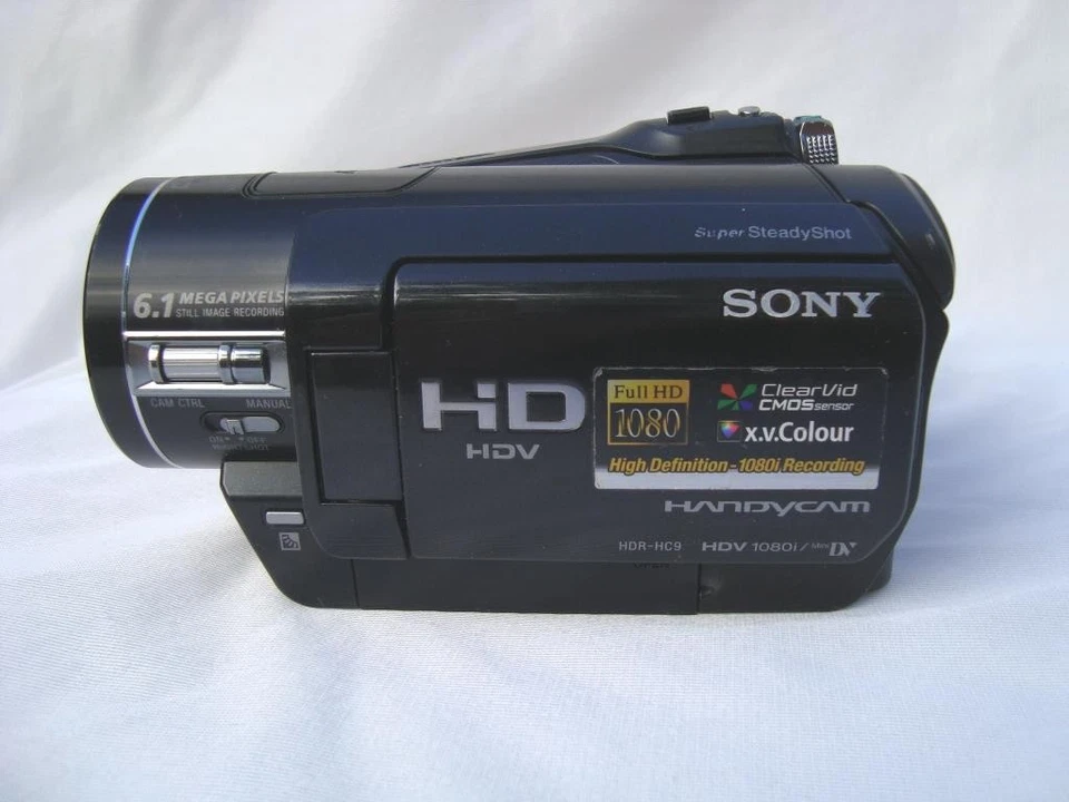 SONY HDR-HC9E CAMCORDER. PAL. MINI DV HDV HI-DEF HD. 1 YR. WARRANTY. VGC. - Image 3 of 4