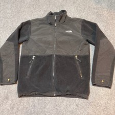 The North Face Jacket Mens Medium Black Fleece Full Zip Mock Neck Polartec