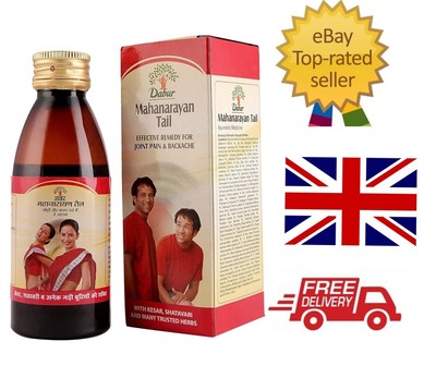 Mahanarayan Öl gegen Gelenkschmerzen Rückenschmerzen Massageöl Schmerzlinderung 100ml Dabur