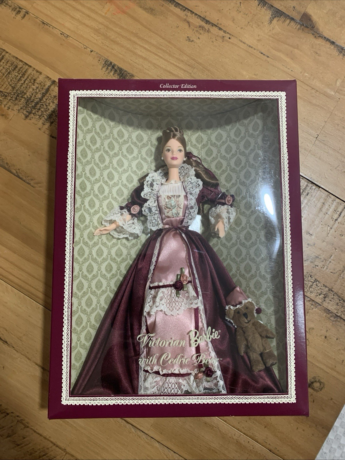 1999 Collector Edition VICTORIAN BARBIE with CEDRIC BEAR Mattel