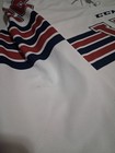 CCM Custom Pro Hockey Jersey #26 White Red Navy "W" Logo Size Medium Lace Tie — photo 6
