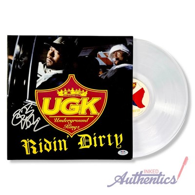 Bun B Signed Autographed Vinyl LP  Ridin' Dirty  UGK PSA/DNA Authenticated