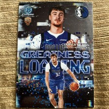 Topps Bowman Chrome Greatness Loading Cooper Flagg RC Insert GL-1 Mavericks 2025