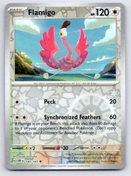 Flamigo 185/197 Reverse Holo Obsidian Flames