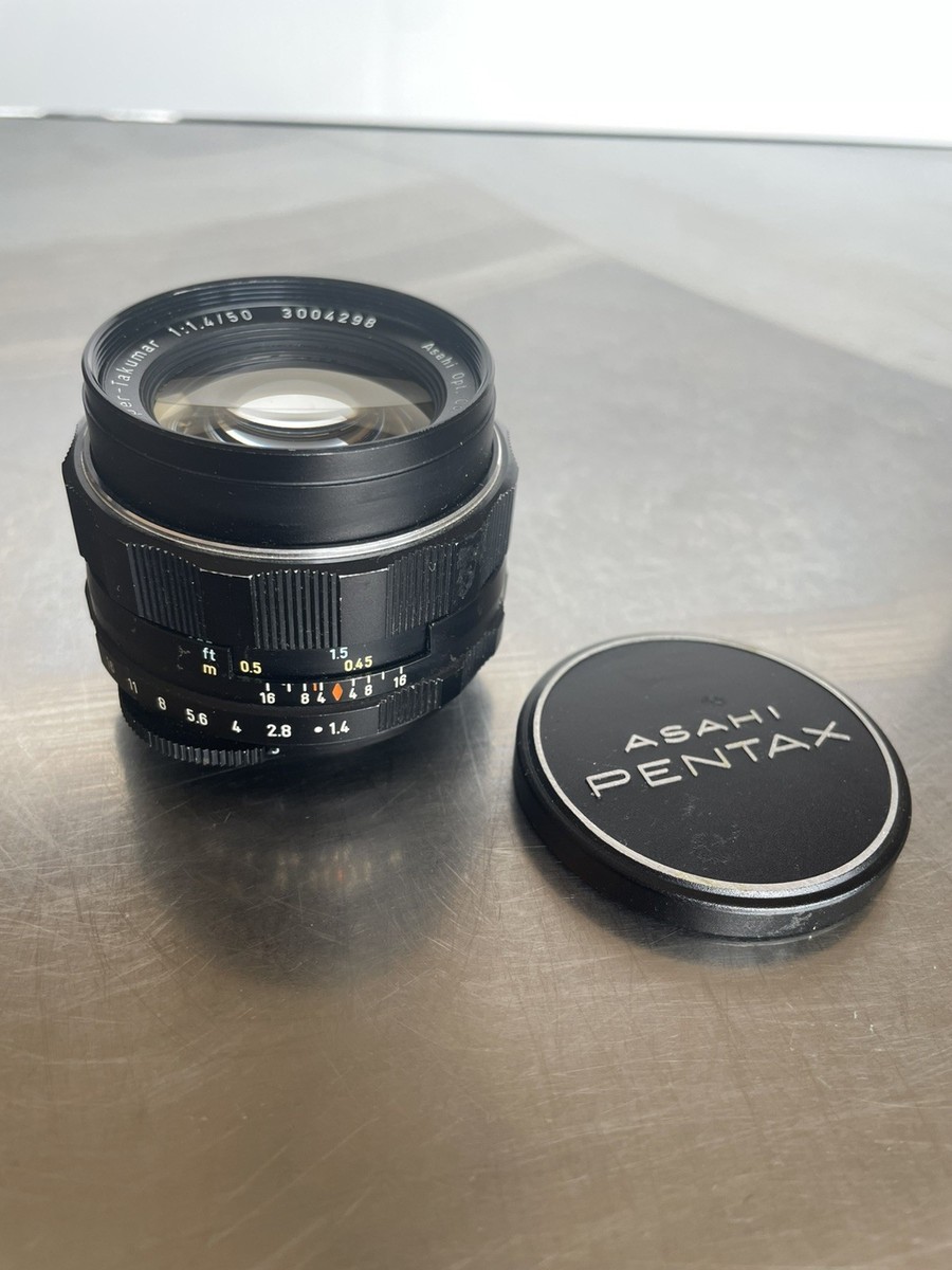 50mm Pentax Takumar Super Lens Super-Takumar SP Asahi 1.4