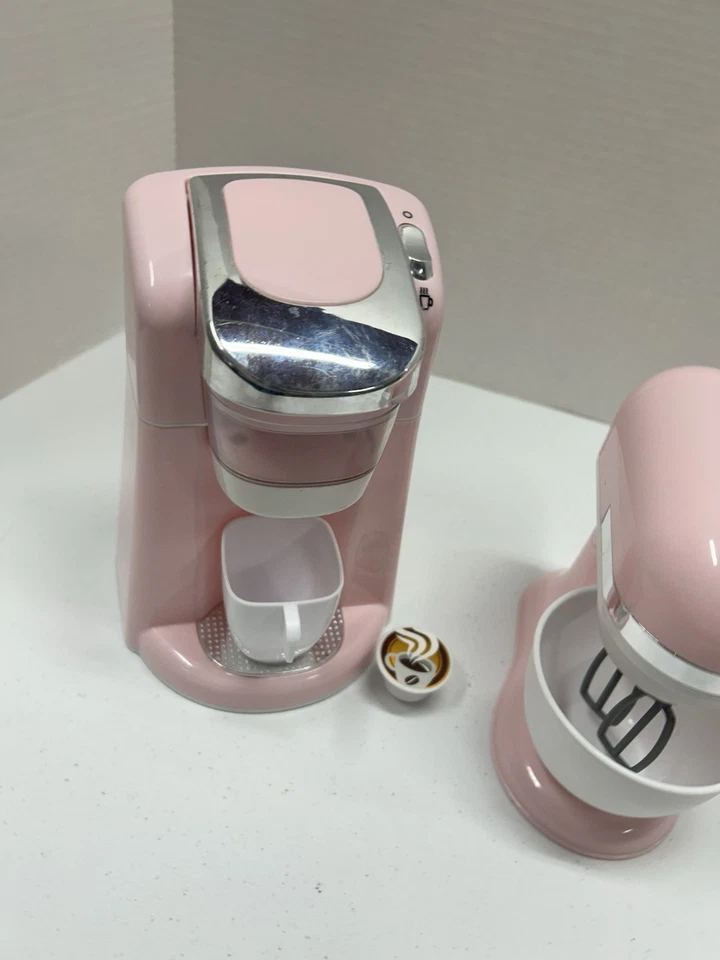 Playgo Play Perfect Classy Kitchen Appliance Pink Toaster, Mixer & Coffee K-Cup - Image 4 of 4