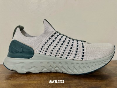 NIKE WMNS REACT PHANTOM RUN FK 2 PLATINUM TINT DARK TEAL GREEN DO6698-001 SIZE 6