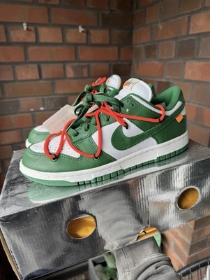 Nike Dunk Low ''OFF WHITE x PINE GREEN'' EU 42,5 NEU