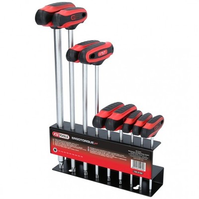 KS Tools T-Griff-TX-Winkelstiftschlüssel-Satz, 9-tlg