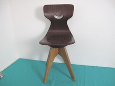 FIF Kinderstuhl Pagholz Drehstuhl Schulstuhl 60er Jahre Design
