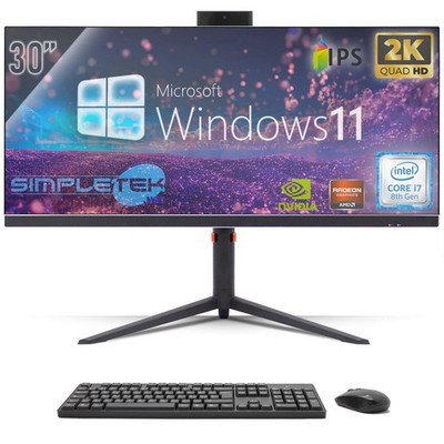 All IN One 30 '' Gaming 2K i7 8° Gen RAM 16GB SSD 960GB Gpus GTX4060 8GB Windows