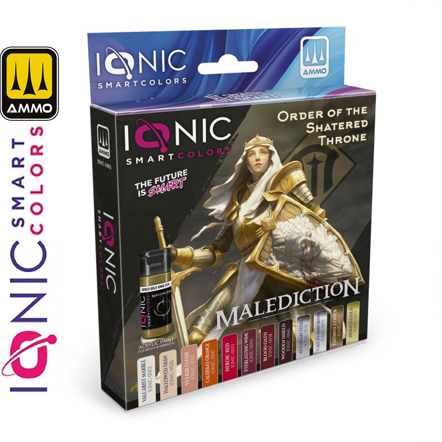 IONIC Malediction Shattered Throne Smart Colours Acrylic Paint 12 20ml IONIC0465
