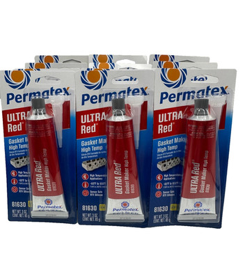 Permatex 81630- Red Gasket Maker, 3 oz - Case of 12