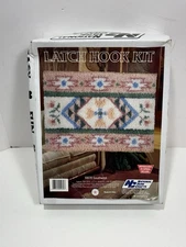 Vintage Southwest National Yarn Crafts Latch Hook Kit R878 20" x 27" New Other