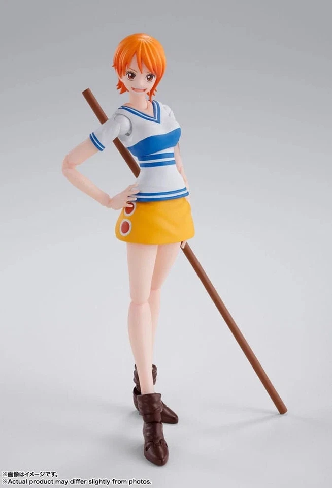 ONE PIECE: NAMI ROMANCE DAWN VERSION S.H. FIGUARTS 14 cm Action Figure BANDAI - Immagine 3 di 4