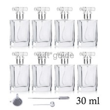 8 Stk Parfümzerstäuber Glas Flasche Leer Sprühflasche zum Befüllen 30ml