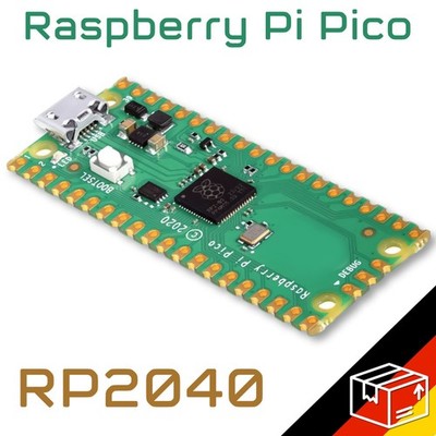 Raspberry Pi Pico Board RP2040 Micro USB Dual-Core 264KB ARM Prozessor NEU  