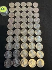 Roll (50) 1960 D  Roosevelt Dimes, UNC, 90% Silver