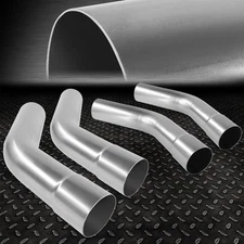 4Pcs 2.5"Inch OD Custom 45 Degree Mild Steel Mandrel Bend Exhaust Pipe Tube