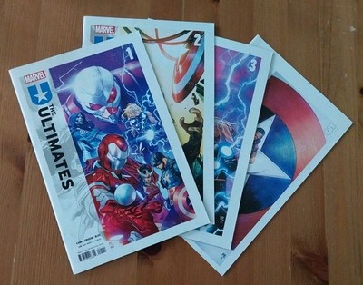 4 x THE ULTIMATES no. 1, 2 , 3, 5 Marvel Comics englisch von Camp, Frigeri, Blee