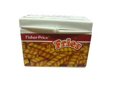 Vintage Fisher Price Fun With Food French Fries 1987 Container Play Kitchen