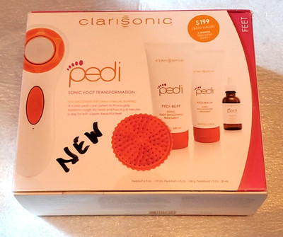 Clarisonic Pedi Sonic Foot Transformation System White +USED ONCE