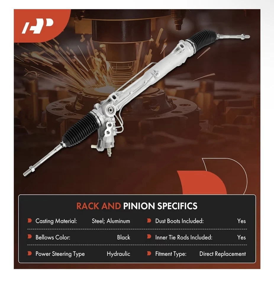 A-Premium - Estante y piñón de dirección asistida hidráulica compatible con BMW 328i 3 Foto 3 de 4