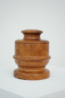 Dänische Teakholz Deckeldose Danish Design Teak Dose 50er 60er Mid Century 60s
