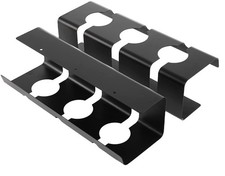 2x Under Desk Cable Tray Management Tidy Wire Cord Storage Rack Organizer Screws