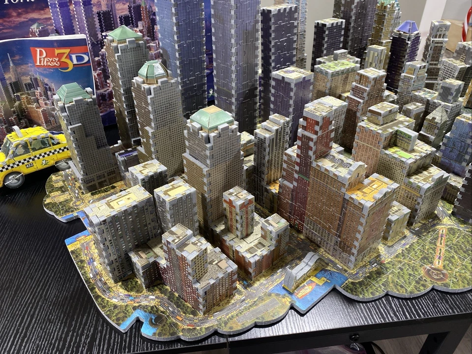 Puzz3d New York, New York 3D Puzzle - 3141 Pieces (Wrebbit, 1997) - Image 4 of 4