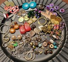 Lot VTG - Now Gold /Silver Tone EARRINGS  36 PAIRS All FABULOUS LQQK  — photo 10