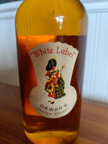 Dewars White Label Scotch Whisky, 0.7 Liter, 43% Vol, 60er Jahre, RAR - Bild 7 von 8