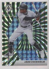 2021 Panini Mosaic Rookie Green Swirl Mosaic Prizm 11/11 Jazz Chisholm #243 b4d