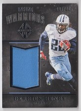 2017 Panini Majestic Unsung Warriors Materials Derrick Henry 117/125 #UW-28
