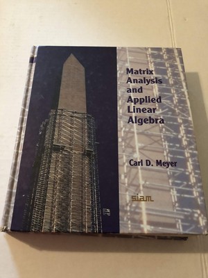 Matrix analysis and applied linear algebra