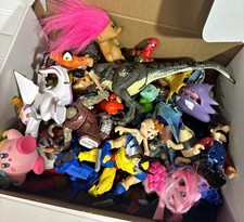 Vintage  Modern Marvel toy Lot Action Figures Kirby Wolverine Pok mon
