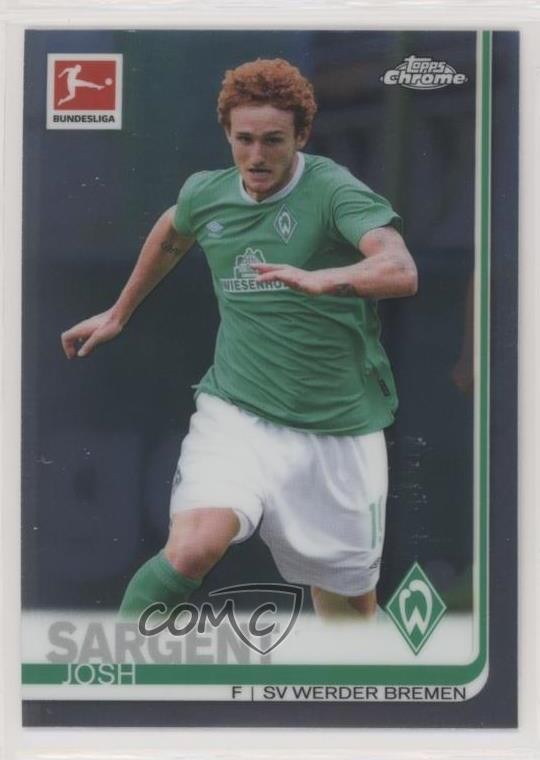 2019-20 Topps Chrome Bundesliga Josh Sargent #27 5d9
