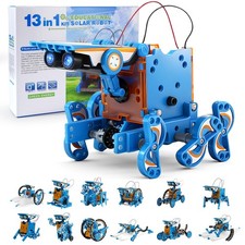 13-in-1 Educational Solar Powered Robot Set   STEM Science Kit for Kids 8 