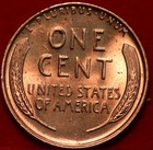 Uncirculated Red 1953-D Denver Mint Copper Lincoln Wheat Cent — photo 2