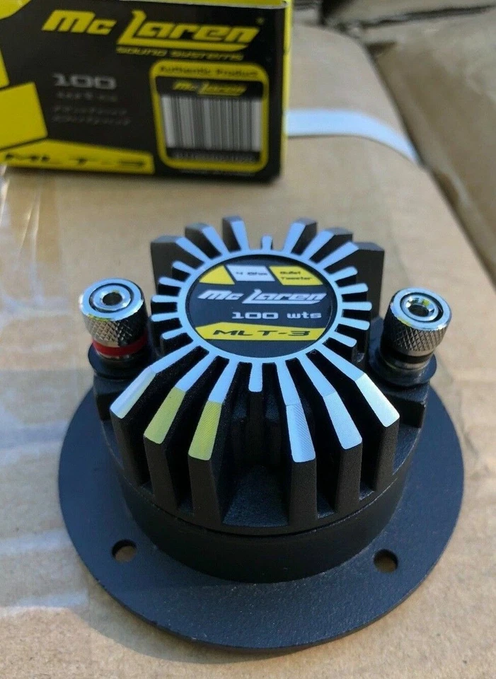MLT-3 Mc Laren Sound Systems Bullet Tweeter (UNA PIEZA) 100 Wts rms 4 ohmios Foto 4 de 4