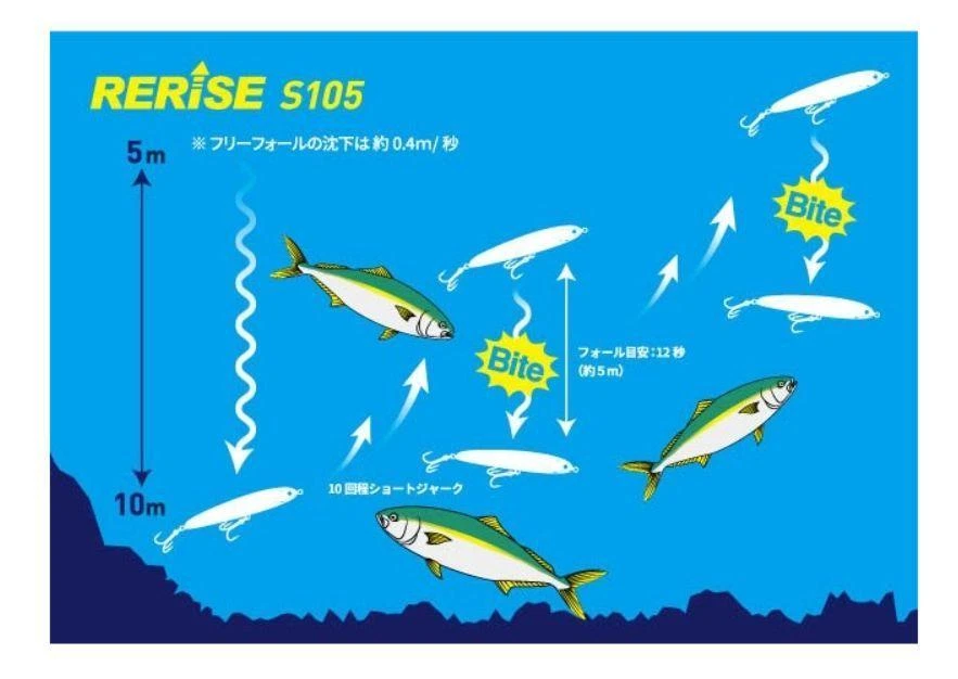 Künstlicher Spinning Maria Rerise S 105 B13H Köder Für Thunfisch Jig Shore - Bild 2 von 2