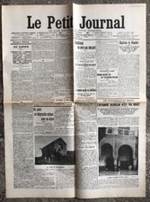 N92 The Front Page Of The Newspaper Le Petit Journal August 31 1907