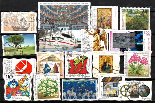 Germany collection...album card with used stamps - 第 1/1 張圖片