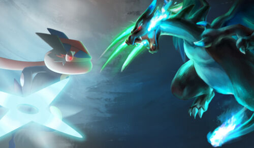 492-Pokemon-Ashe-Greninja-VS-Mega-Charizard-X-CUSTOM-ANIME-PLAYMAT-FREE-SHIPPING