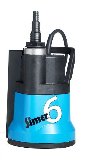 Jung SIMER 6S SIMO  Flach - Tauchpumpe Unterwasserpumpe Pumpe mit Schwimmer