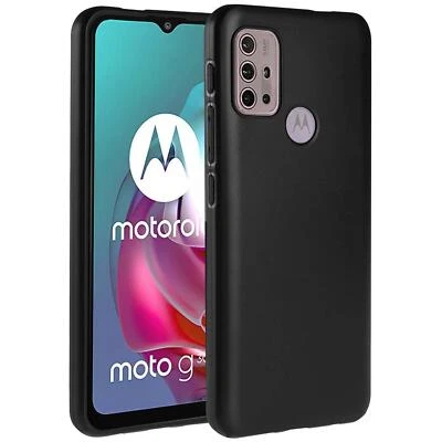 ATS-DISCOUNTER Schutzhülle Für Motorola Moto G30 / G10 Handy Hülle Slim Case Cover Tasche matt
