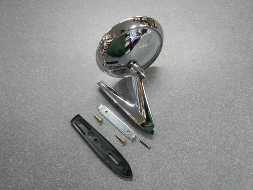 63 64 65 66 67 Buick LeSabre Wildcat Electra Side View Mirror Tri Shield NEW