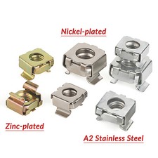 M4 M5 M6 M8 M10 M12 Cage Nuts for Server Shelves Cabinets Rack Mount